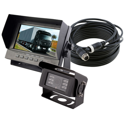7 Inch Digital Color LCD Quad monitor and Camera Kit - Single View
